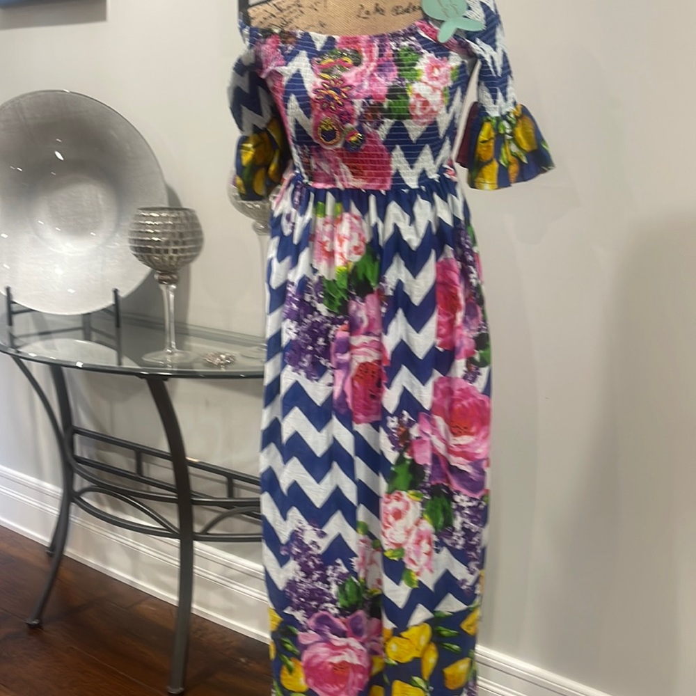 This beautiful Italian cotton dress beading travels great